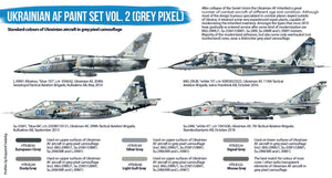 Hataka HTK-BS109 Ukrainian AF Paint Set Vol. 2 (Grey Pixel) – imagen 3