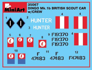 MiniArt 35067 DINGO Mk.1b BRITISH SCOUT CAR w/CREW 1/35 – immagine 24