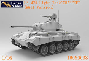Gecko Models 16GM0038 US M24 Light Tank Chaffee WWII Version 1/16 – imagen 2