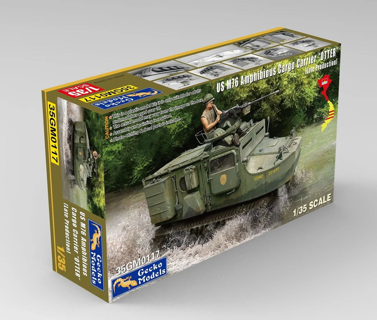 Gecko Models 35GM0117 US M76 Amphibious Cargo Carrier &amp;quot;Otter&amp;quot; Late Production 1/35 – imagen 2