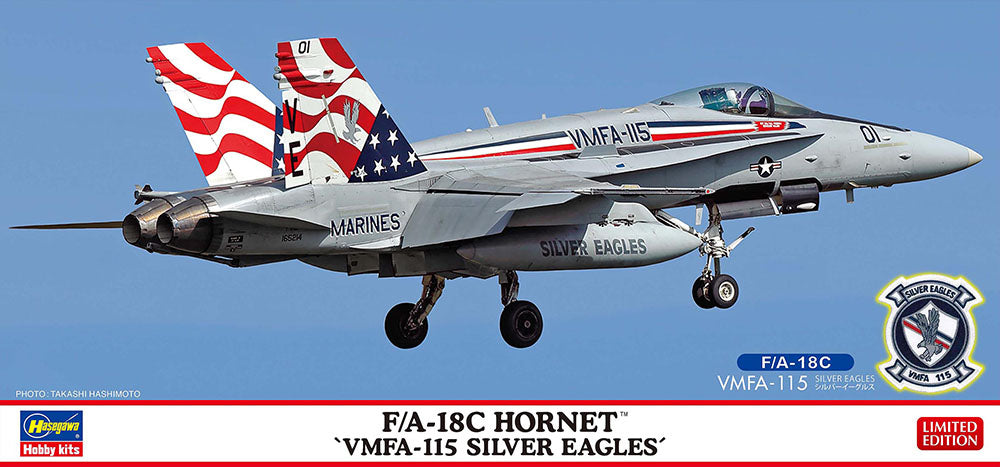 Hasegawa 02471 F/A-18C Hornet « VMFA-115 Silver Eagles » Édition Limitée 1/72