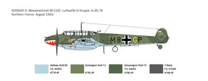 Italeri 0049 Bf 110 C Zerstorer 1/72 – obrázek 7