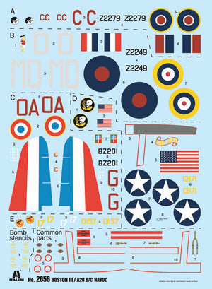 Italeri 2656 BOSTON III A - 20 B /C Havoc 1/48 – obrázek 3