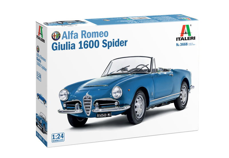 Italeri 3668 Alfa Romeo Giulia 1600 Spider 1/24 – zdjęcie 2