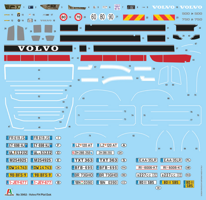 Italeri 3962 Volvo FH Plat Dak 1/24 – zdjęcie 3