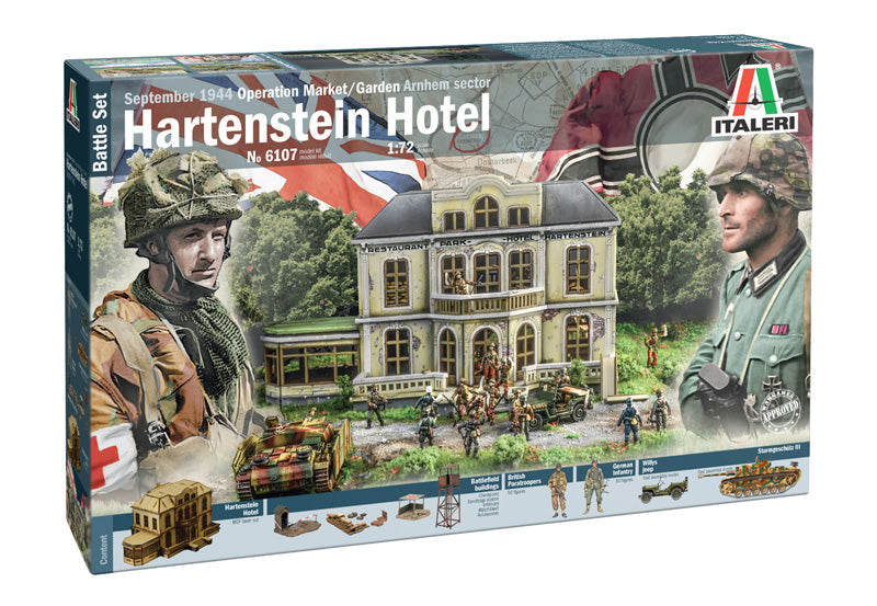 Italeri 6107 Hartenstein Hotel 1944 Market/Garden - BATTLE SET 1/72