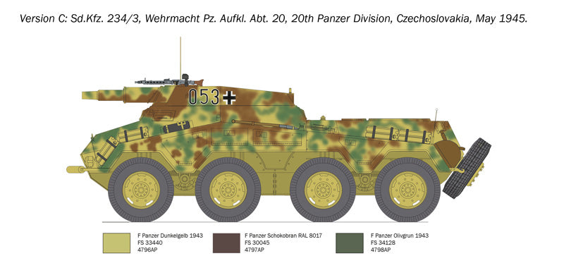 Italeri 6756 Sd. Kfz. 234/3 1/35 – obrázek 7