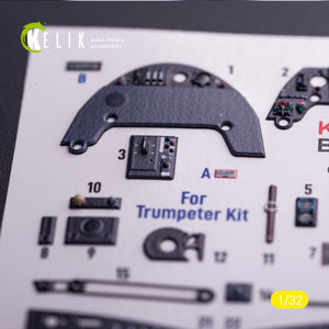 KELIK K32034 Messerschmitt Bf-109 G-6 - Interior 3D Decals (for Trumpeter Kits) 1/32 – immagine 4