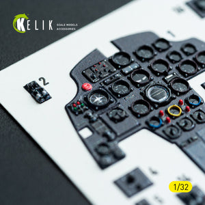 KELIK K32045 Messerschmitt Bf-110 D - Interior 3D Decals (for Dragon / Hobby 2000 Kits) 1/32 – Bild 4