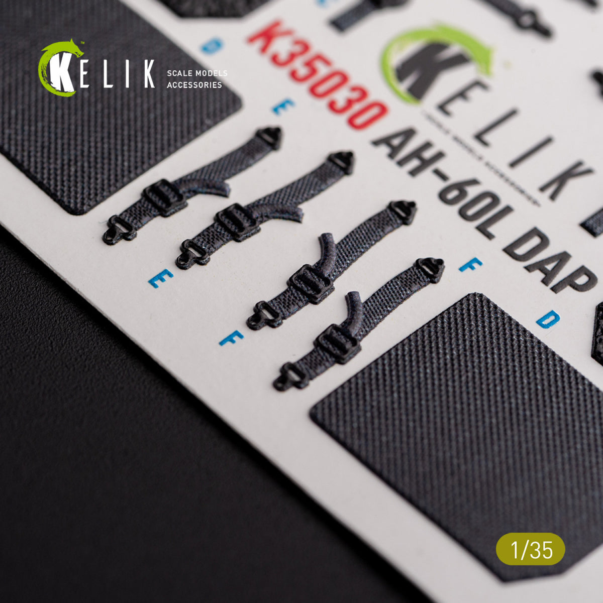 KELIK K35030 AH-60L DAP Interior 3D Decals For Academy Kit 1/35 – obrázek 2