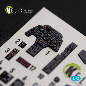 KELIK K72242 Messerschmitt Bf-110 C / D / E - Interior 3D Decals (for Eduard Kits) 1/72 – image 4