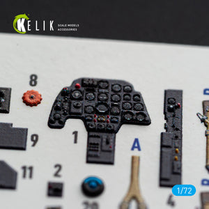 KELIK K72243 Messerschmitt Bf-110 G-4 - Interior 3D Decals (for Eduard Kits) 1/72 – zdjęcie 5