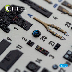 KELIK K72243 Messerschmitt Bf-110 G-4 - Interior 3D Decals (for Eduard Kits) 1/72 – zdjęcie 2