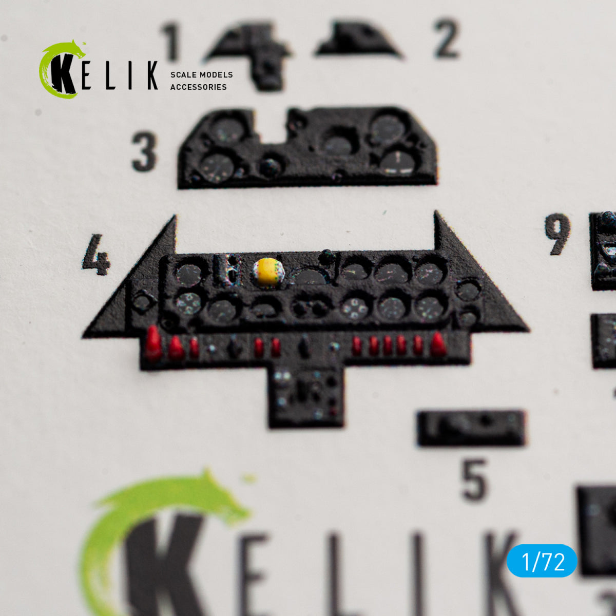 KELIK K72247 Curtiss SB2C-5 Helldiver - Interior 3D Decals (for Academy / Special Hobby Kits) 1/72 – image 5