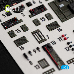 KELIK K72248 North American B-25 J Mitchell - Interior 3D Decals (for Eduard Kits) 1/72 – image 2