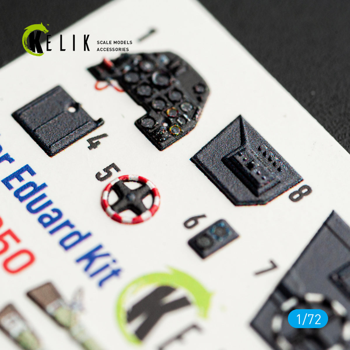 KELIK K72250 Avia S-199 - Interior 3D Decals (for Eduard Kits) 1/72 – immagine 2