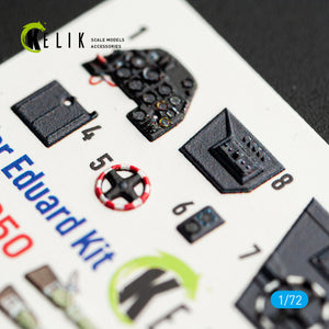 KELIK K72250 Avia S-199 - Interior 3D Decals (for Eduard Kits) 1/72 – immagine 2