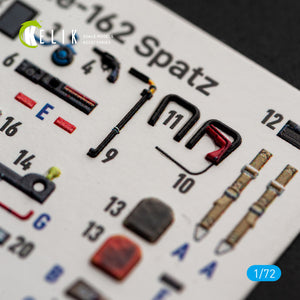 KELIK K72255 Heinkel He-162 Spatz - Interior 3D Decals (for Special Hobby Kits) 1/72 – zdjęcie 2