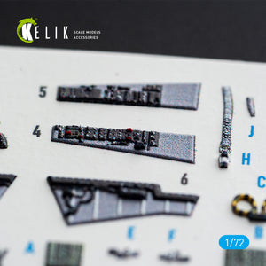 KELIK K72256 RF-8 G - Interior 3D Decals (for Sword Kits) 1/72 – zdjęcie 7