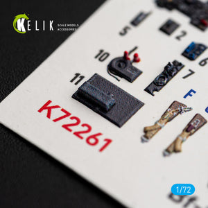 KELIK K72261 Messerschmitt Bf-109 K-4 - Interior 3D Decals (for Eduard Kits) 1/72 – image 5