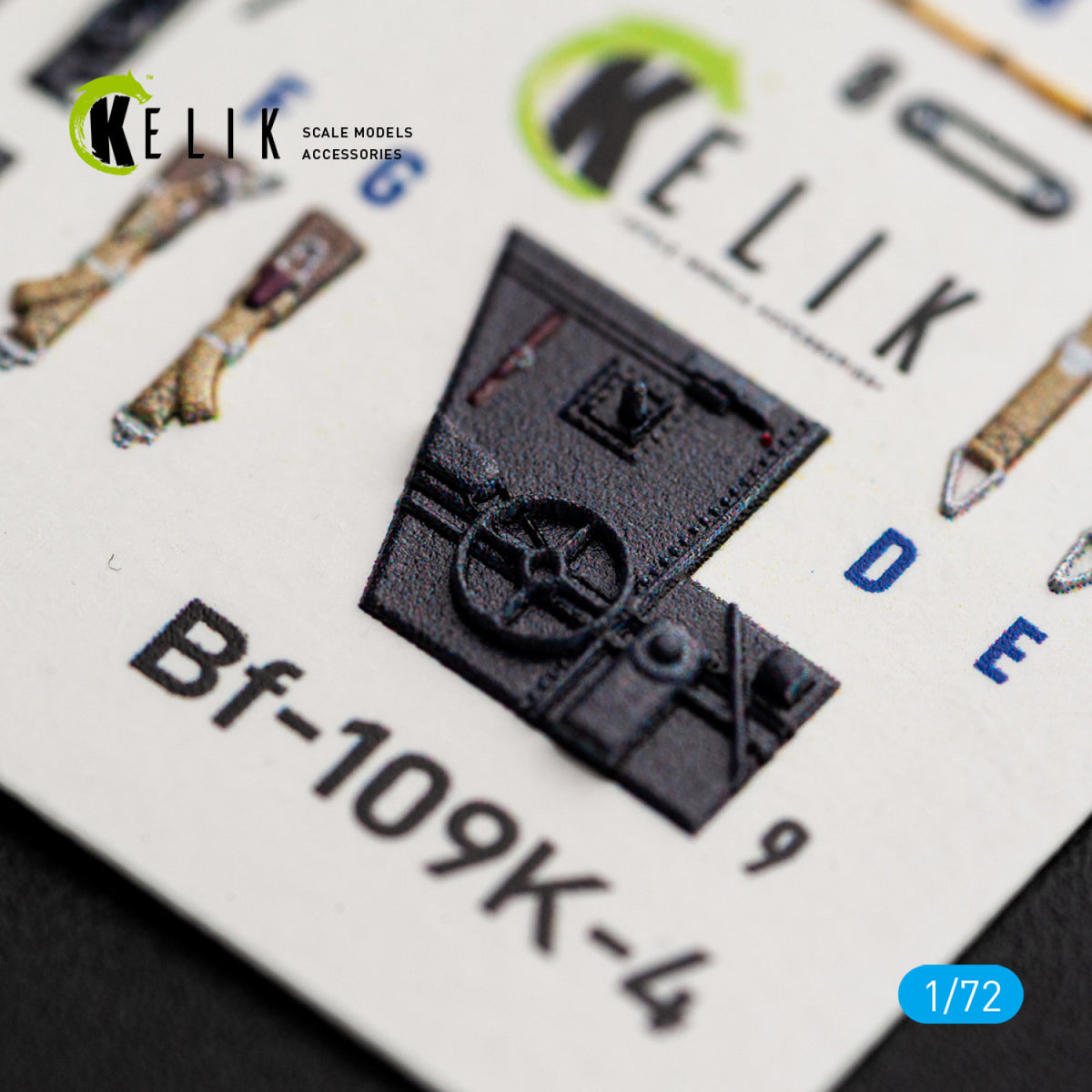 KELIK K72261 Messerschmitt Bf-109 K-4 - Interior 3D Decals (for Eduard Kits) 1/72 – image 6