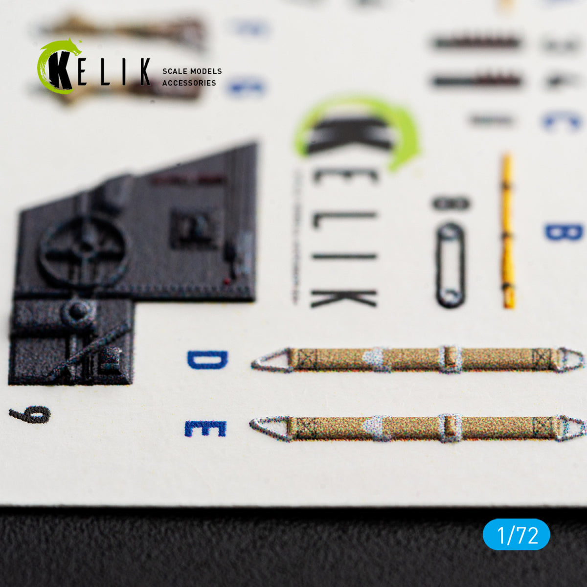 KELIK K72261 Messerschmitt Bf-109 K-4 - Interior 3D Decals (for Eduard Kits) 1/72 – image 7