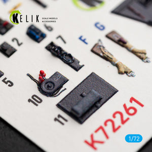 KELIK K72261 Messerschmitt Bf-109 K-4 - Interior 3D Decals (for Eduard Kits) 1/72 – image 2