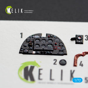 KELIK K72262 Supermarine Spitfire Mk.Vb - Interior 3D Decals (for Eduard Kits) 1/72 – image 4