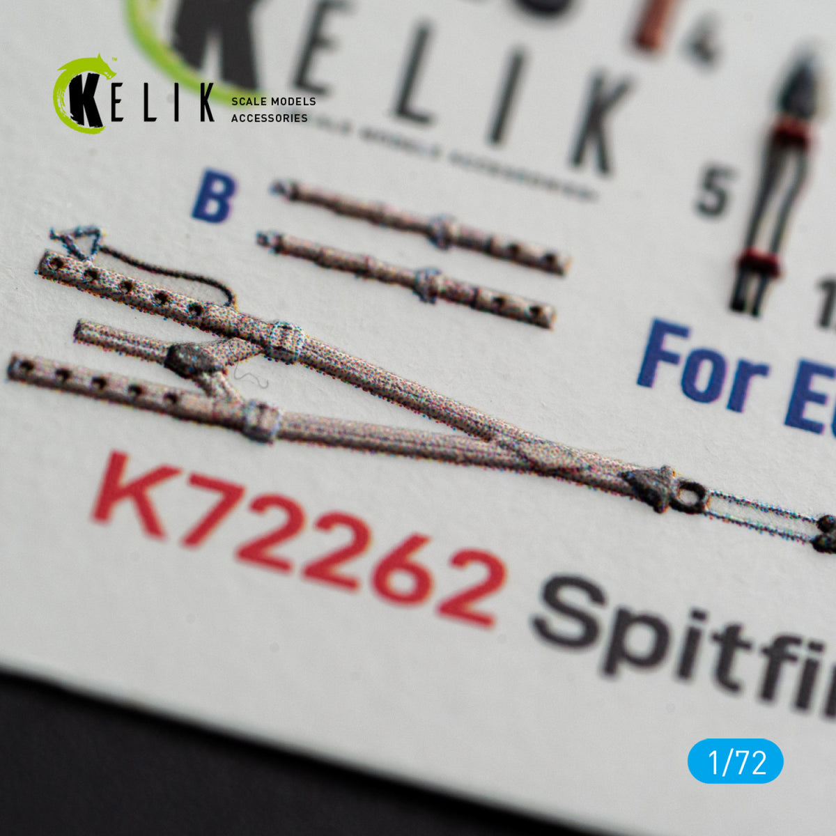 KELIK K72262 Supermarine Spitfire Mk.Vb - Interior 3D Decals (for Eduard Kits) 1/72 – image 8