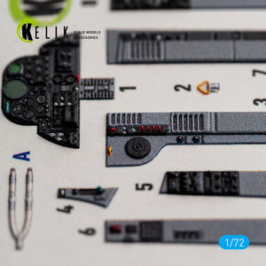 KELIK K72268 Lockheed U-2 C Dragon Lady - Interior 3D Decals (for Hobby Boss Kits) 1/72 – Bild 2