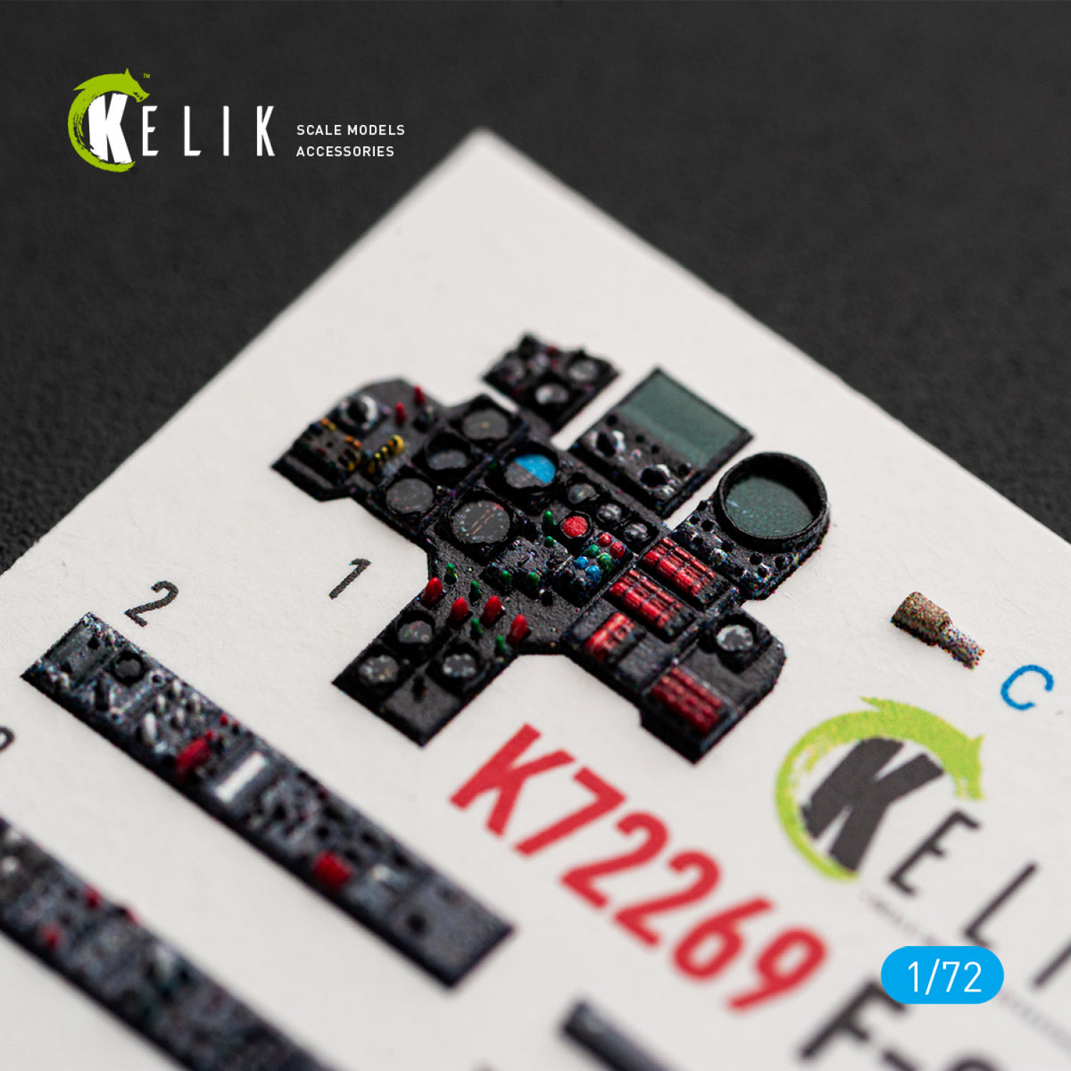 KELIK K72269 Shenyang F-8 II &amp;quot;Finback-B&amp;quot; - Interior 3D Decals (for Trumpeter Kits) – zdjęcie 4
