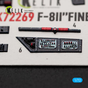 KELIK K72269 Shenyang F-8 II &amp;quot;Finback-B&amp;quot; - Interior 3D Decals (for Trumpeter Kits) – zdjęcie 2