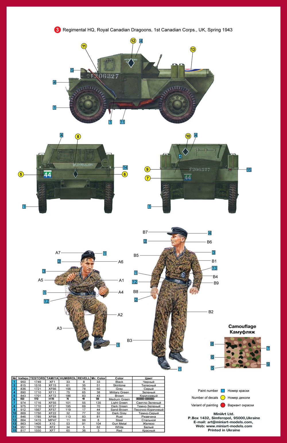 MiniArt 35074 DINGO Mk.II SCOUT CAR w/CREW 1/35 – immagine 26