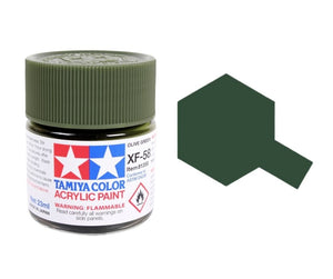 Tamiya 81358 Acryl XF-58 Olive Green 23ml