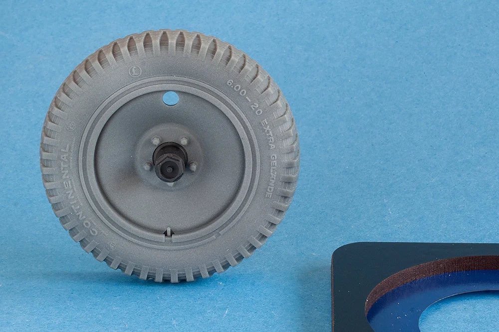 Quick Wheel QWX-16010 Sd.Kfz. 250 - Common Off-Road 2 Front Wheels (for Das Werk Kits) 1/16 – image 3