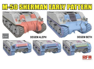 Rye Field Model 5161 M-50 Sherman early pattern Degem Aleph / Degem Beth 1/35 – immagine 4