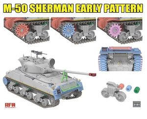 Rye Field Model 5161 M-50 Sherman early pattern Degem Aleph / Degem Beth 1/35 – immagine 5