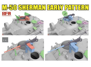 Rye Field Model 5161 M-50 Sherman early pattern Degem Aleph / Degem Beth 1/35 – immagine 6