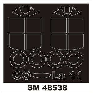 Montex SM48538 LA-11 HOBBY BOSS Mini Mask for painting 1/48