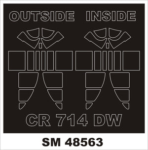 Montex SM48563 CR 714 for DORA WINGS 1/48