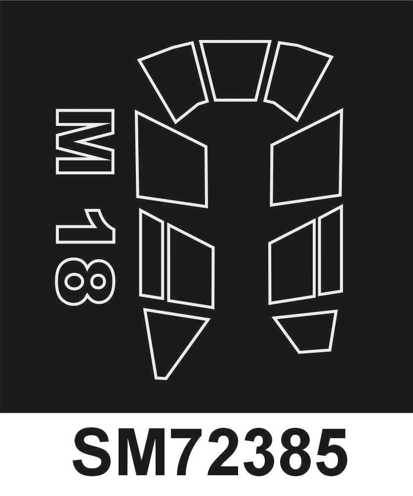 Montex SM72385 M 18 DROMADER ANSWER Mini Mask for painting 1/72