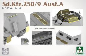 Takom 2213 Sd.Kfz. 250/9 Ausf. A le. S.P.W. (2 cm) 1/35 – Bild 4
