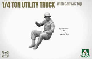 Takom 2214 1/4 Ton Utility Truck with Canvas Top 1/35 – zdjęcie 2