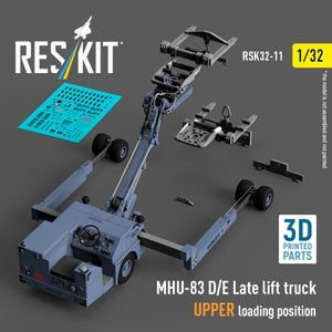 RESKIT RSK32-0011 MHU-83 D/E Late lift truck UPPER loading position (3D Printed model kit) 1/32 – zdjęcie 2