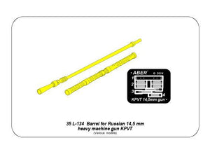 Aber 35L-124 Barrel for Russian 14.5mm heavy machine gun KPVT (1/35) – image 8