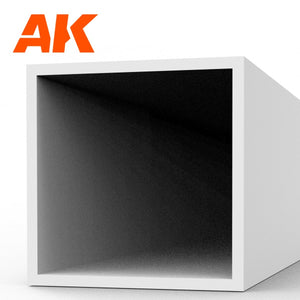 AK Interactive AK6550 SQUARE HOLLOW TUBE 6.00 X 350MM – STYRENE SQUARE HOLLOW TUBE – (2 UNITS) – zdjęcie 3