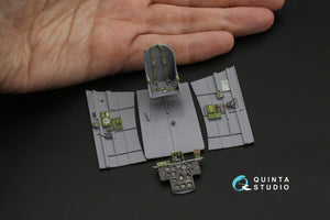 Quinta Studio QD32255 Curtiss H-75 Hawk 3D-Printed &amp;amp; coloured Interior on decal paper (Special Hobby) 1/32 – zdjęcie 9