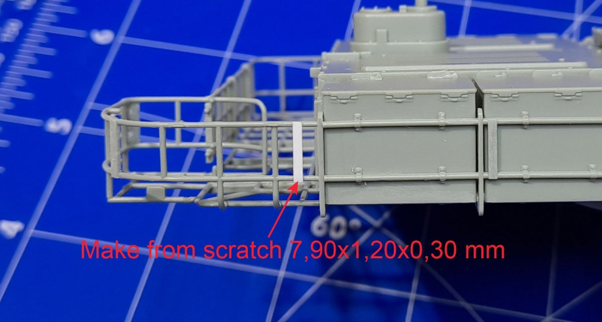 Eureka XXL ER-3575 K2 Black Panther MBT Towing Cables &amp;amp; Holders (Academy) 1/35 – zdjęcie 21