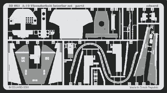 Eduard 32061 A-10 interior 1/32 Trumpeter – zdjęcie 2