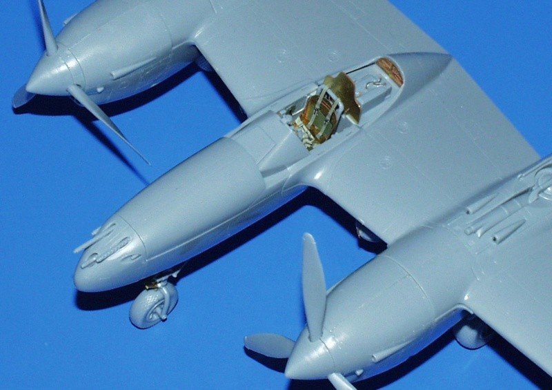 Eduard FE208 P-38J 1/48 Hasegawa – zdjęcie 2